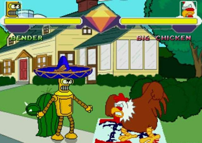 второй скриншот из M.U.G.E.N. Cartoon Fighters