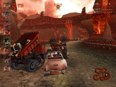 четвертый скриншот из Earache Extreme Metal Racing