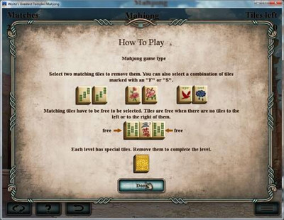 третий скриншот из World's Greatest Temples Mahjong