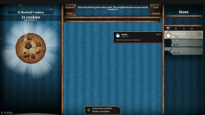 второй скриншот из Cookie Clicker