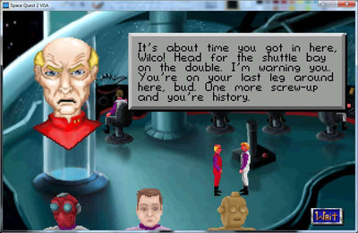 второй скриншот из Space Quest II: Vohaul's Revenge