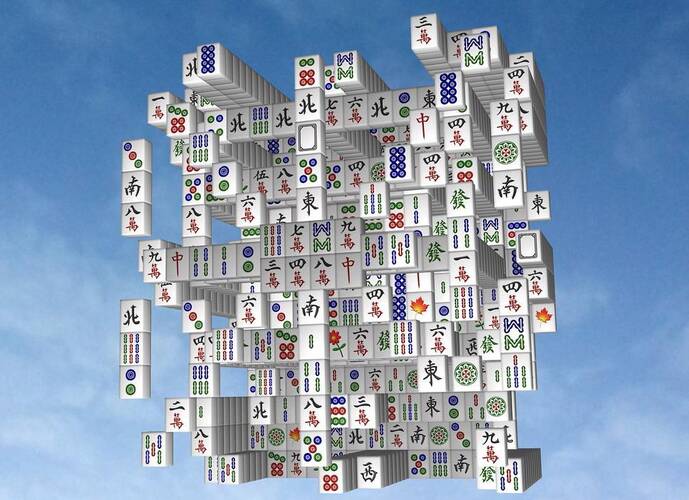 Коллекция 16 различных вариантов Mahjong