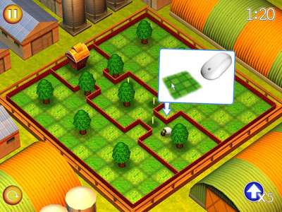 первый скриншот из Running sheep: Tiny worlds / Спаси овечек. Крошечные миры