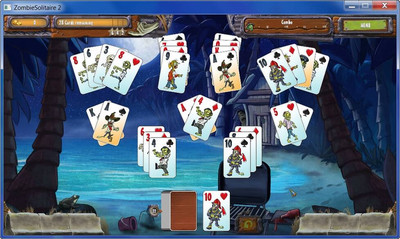 второй скриншот из Zombie Solitaire 2. Chapter One
