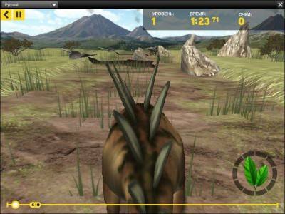 второй скриншот из Dinosaur Race Гонки Динозавров: Луг