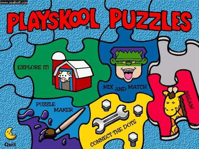 Playschool Puzzles. Обучающая программа Playschool Puzzles. Обучающая программа
