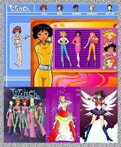 Барби, WITCH, Totally spies в мини-играх