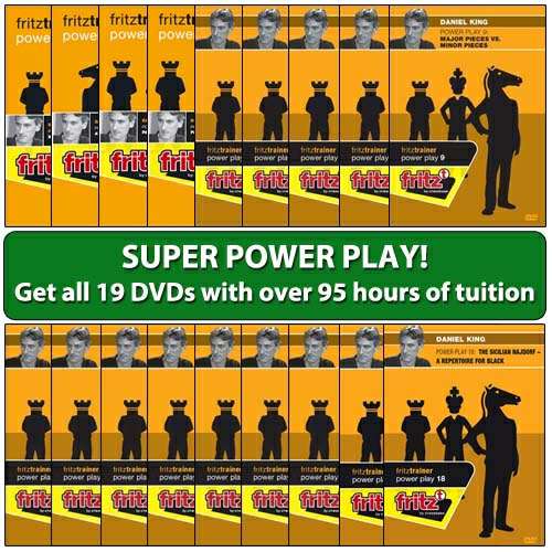 ChessBase Fritz Trainer: Super Power Play: Power Play Vol. 1 to 19 - Daniel King ChessBase Fritz Trainer: Super Power Play: Power Play Vol. 1 to 19 - Daniel King
