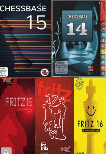 ChessBase 14 + 15 + Fritz 15 + 16 + 17