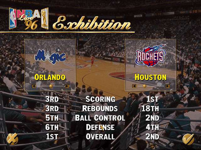 первый скриншот из NBA Live 96