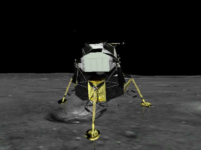 Eagle Lander 3D. Симулятор прилунения посадочного модуля Аполло