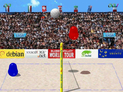 второй скриншот из Blobby Volley 2 + QuickGame + Backgrounds