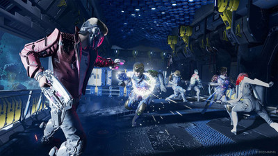 четвертый скриншот из Marvel's Guardians of the Galaxy