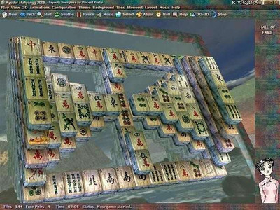 четвертый скриншот из Kyodai Mahjongg
