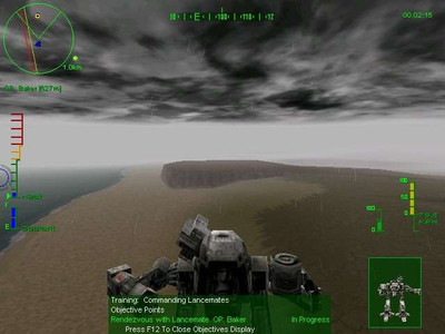 второй скриншот из Mech Warrior 3