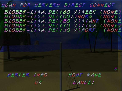 четвертый скриншот из Волейбол Volley Blobby 2 Online