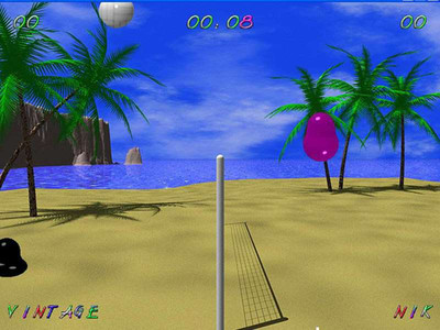 второй скриншот из Волейбол Volley Blobby 2 Online