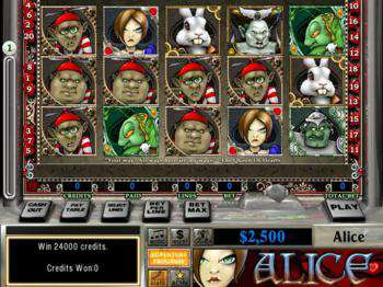 третий скриншот из Reel Deal Slot Quest: Alice in Wonderland