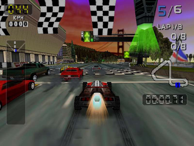 второй скриншот из San Francisco Rush 2049