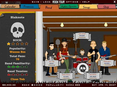 первый скриншот из Rock Tour Tycoon World Tour 2008