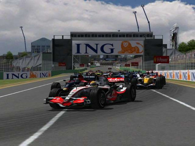 второй скриншот из rFractor - F1 2007 MMG v3.0 + TrackPack 2007MMG