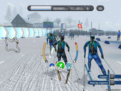 второй скриншот из RTL Biathlon 2009 / RTL Биатлон 2009
