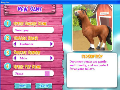 третий скриншот из Pony Luv / Четвероногие друзья. Мой пони
