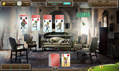 четвертый скриншот из Zombie Solitaire