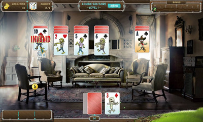 третий скриншот из Zombie Solitaire