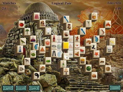 третий скриншот из Space Mahjong