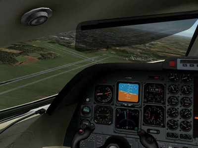 первый скриншот из X-Plane 9 + Карты