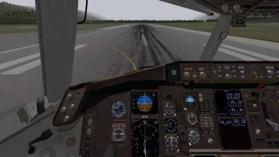 третий скриншот из X-Plane 9 + Карты
