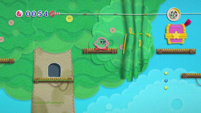 третий скриншот из kirby's epic yarn
