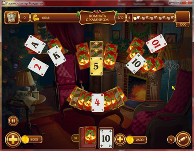 четвертый скриншот из Solitaire Game. Christmas 2015 Edition / Пасьянс солитер. Рождество 2015