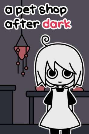 A pet shop after dark