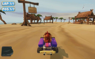 четвертый скриншот из Moorhuhn Kart