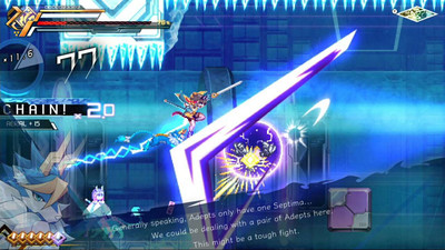 четвертый скриншот из Azure Striker GUNVOLT 3