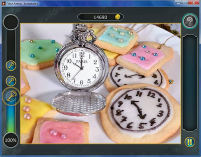 четвертый скриншот из Alices Jigsaw. Wonderland Chronicles / Пазл Алисы. Зазеркалье