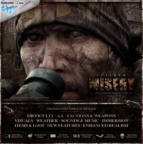 S.T.A.L.K.E.R.: Call Of Pripyat - MISERY 2.1 Beta