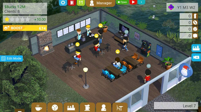 второй скриншот из Coffee Shop Tycoon