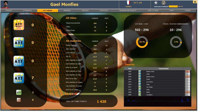 второй скриншот из Absolute Tennis Manager