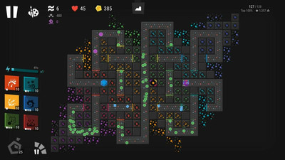 четвертый скриншот из Infinitode 2 - Infinite Tower Defense