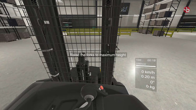 третий скриншот из Pixel Forklift Simulator