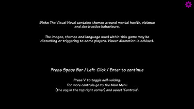второй скриншот из Blake: The Visual Novel