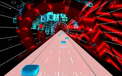 второй скриншот из AudioSurf