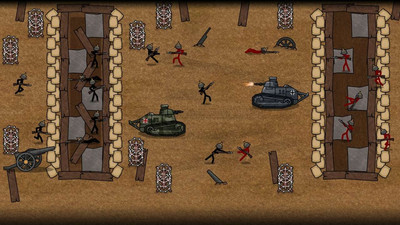 четвертый скриншот из Stickman Trenches