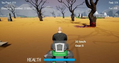четвертый скриншот из Lawnmower Game: Zombies