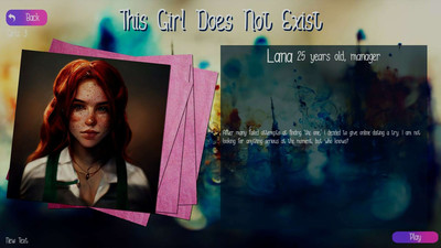 четвертый скриншот из This Girl Does Not Exist