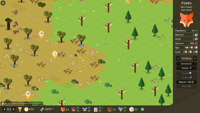 первый скриншот из Territory: Animals Genetic Strategy