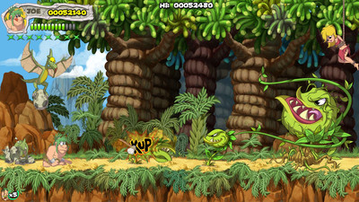 второй скриншот из New Joe & Mac Caveman Ninja